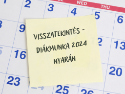 Visszatekintés - Diákmunka 2024 nyarán